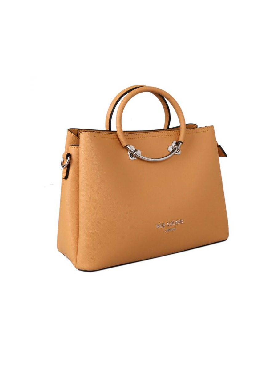 Red cuckoo tote bag best sale