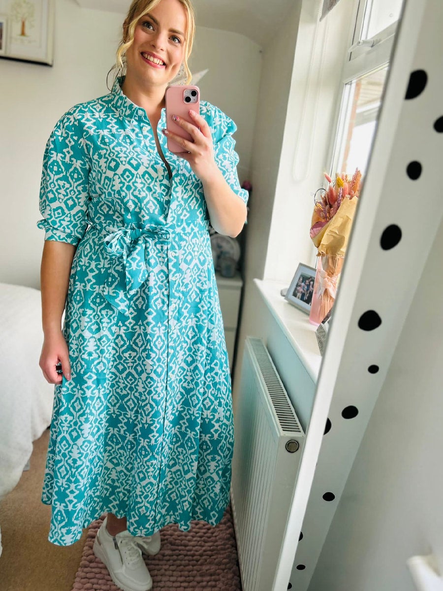 52314 Mexican Shirt Dress by POMODORO